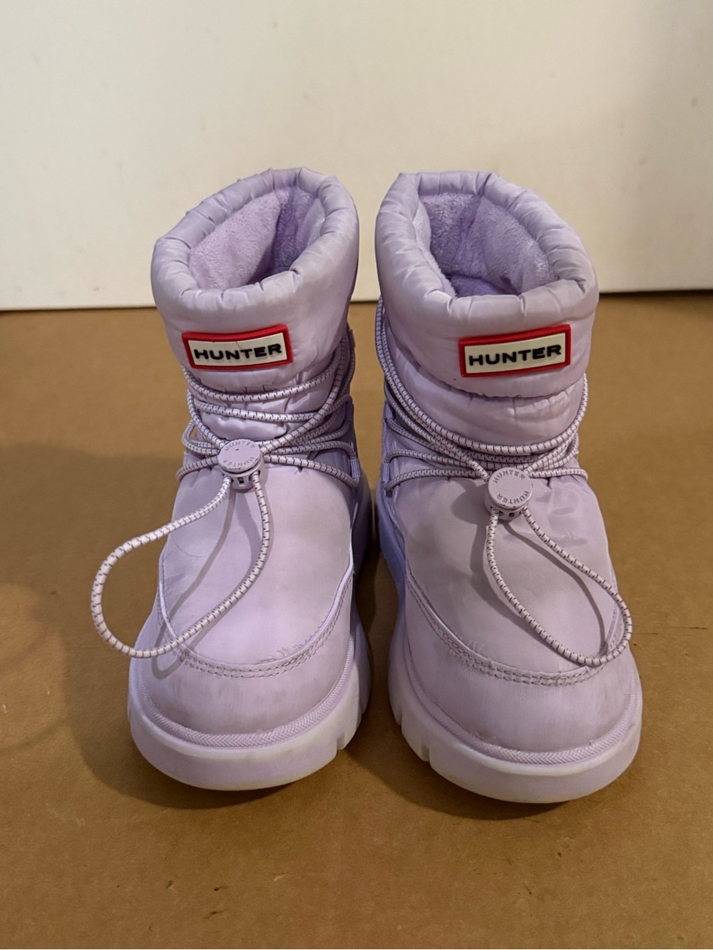 Hunter Kids Lilac Snow Boot with Toggle Laces